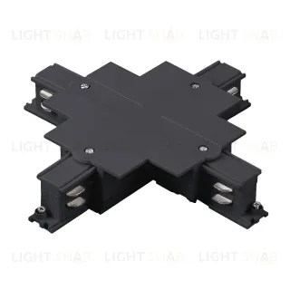 Соединение крестовое встраиваемое с подводом питания к треку 5030xx-R Lightstar Quattro 503147-R