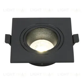 Встраиваемый светильник General GCL-MR16-SQ-BLACK 661283