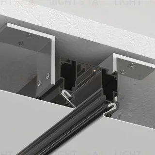 Шинопровод магнитный в натяжной потолок с торц. Заглушк. 2шт Ambrella Light Track System GL1017