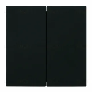 Выключатель 2-клавишный (механизм) Stekker Мия 250В 10А RSW10-3104-05 черный бархат 50443