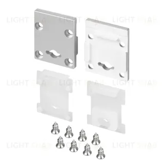 Заглушка Arlight FLOOR22-H27 c отверстием (Пластик) 062601