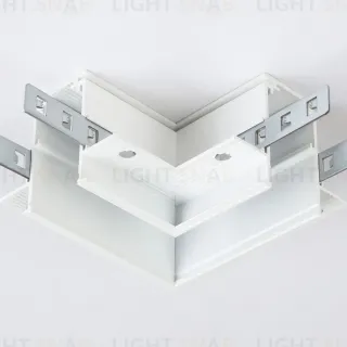 Коннектор угловой для встраиваемого шинопровода под ГКЛ 9,5мм Ambrella Light Magnetic Standard GL3352-9.5