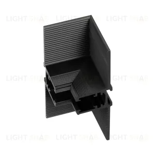Коннектор угловой для встраиваемого магнитного шинопровода Arlight MAG-MICROCOSM-CON-FDW-L90-INT (BK) (IP20 Металл) 051939
