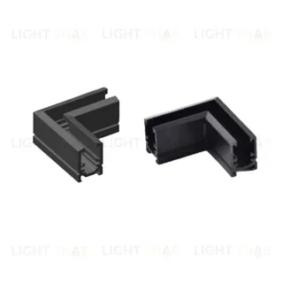 Коннектор угловой для накладного магнитного шинопровода Arlight MAG-MICROCOSM-CON-L90 (BK) (IP20 Металл) 062218