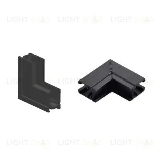 Коннектор угловой для накладного магнитного шинопровода Arlight MAG-MICROCOSM-CON-L90-INT (BK, внутренний) (IP20 Металл) 062219