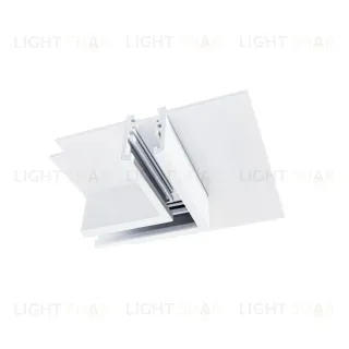 Коннектор угловой для встраиваемого магнитного шинопровода Arlight MAG-MICROCOSM-CON-FDW-L90 (WH) (IP20 Металл) 062720