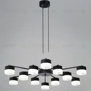 Потолочная люстра Reluce 19490-0.4-6+6 Black