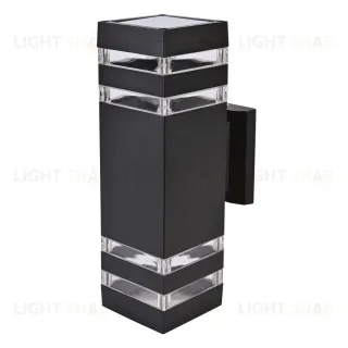Уличный настенный светильник Uniel UUL-S24A 2x60W/E27 IP65 BLACK UL-00012923