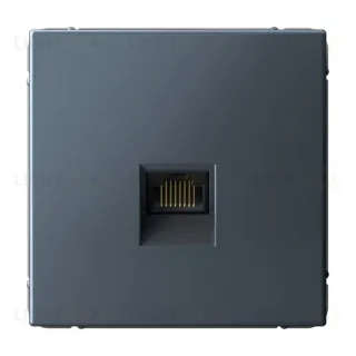 Розетка компьютерная RJ45, кат. 5е, механизм Systeme Electric ArtGallery Грифель GAL000783