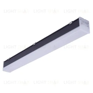 Линейный подвесной модульный светильник Uniel ULO-N10A-40W/6500K/L120 IP40 BLACK UL-00013258