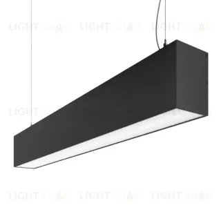 Линейный подвесной светильник Uniel ULO-K10D 52W/5000K/L120/H IP40 BLACK UL-00013175