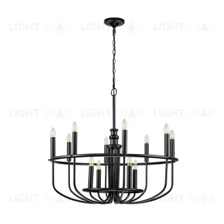 Подвесная люстра Kichler KL-CAPITOL-HILL12-BLK