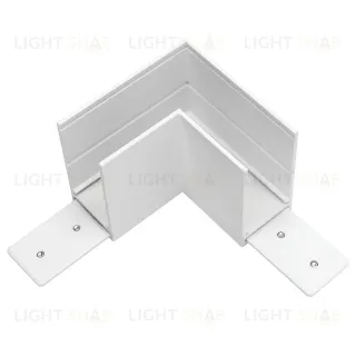 Соединитель PRO L-образный горизонтальный Teta Lightstar 505126-ALU