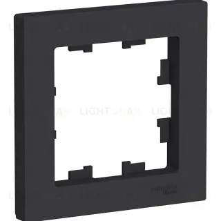 Рамка 1-ая Systeme Electric AtlasDesign Карбон ATN001001