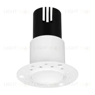 Встраиваемый светильник Arlight MS-INVISIO-TRIMLESS-R55-15W Day4000 (WH-WH, 36 deg, 230V) (IP54 Металл) 061918