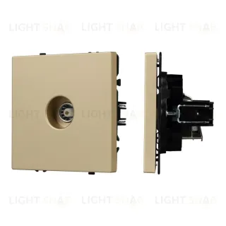 Механизм телевизионной розетки Arlight SCT-NOBE-MTV1-SFPL-GD (Золотой песок) 054294