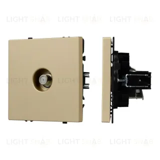 Механизм спутниковой розетки Arlight SCT-NOBE-MST1-SFPL-GD (SAT) (Золотой песок) 054298