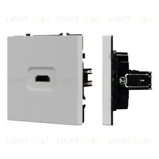 Механизм HDMI розетки Arlight SCT-NOBE-MHD1-SFPL-IS (Никель) 061845