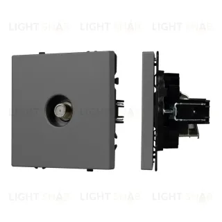 Механизм спутниковой розетки Arlight SCT-NOBE-MST1-SFPL-GR (SAT) (Серый базальт) 054299