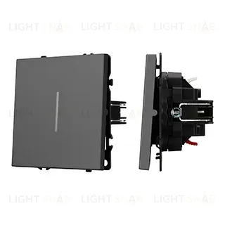 Механизм звонкового выключателя Arlight LED SWT-NOBE-MKR1-SFPL-L-GR (230V, 10A) (Серый базальт) 061736