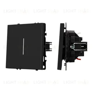 Механизм звонкового выключателя Arlight LED SWT-NOBE-MKR1-SFPL-L-BK (230V, 10A) (Черный оникс) 061734