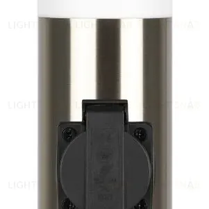 Ландшафтный светильник ЭРА Беллона GBF-103-1-SL-0450 230В Е27 IP54 серебро с розеткой Б0071045
