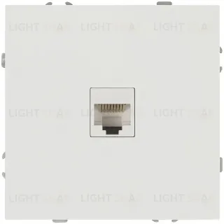 Розетка ЭРА Galaxy 15-3107-01 информационная RJ45 IP20 белый Б0070735