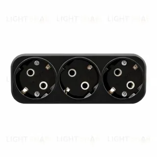 Разветвитель сетевой 3-местный Stekker 250V 16A ABS ADP16-23-20 50681