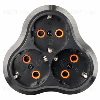 Разветвитель сетевой 3-местный Stekker 250V 16A ABS ADP16-23-21 50682