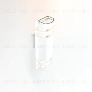 Уличный настенный светильник General Потис GWL-2MR16-GU10-R-IP65 662601