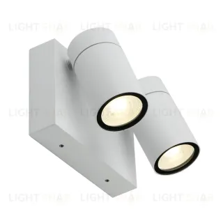 Уличный настенный светильник General Астрал GWL-2MR16-GU10-R-IP65 662742