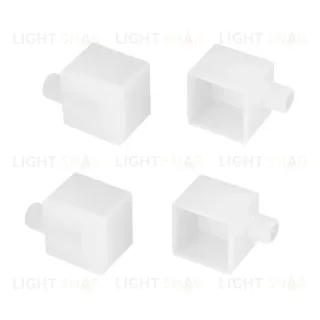 Заглушка Arlight WPH-FLEX-2020-90 WHITE с отверстием (Пластик) 062619
