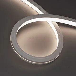 Светодиодная лента герметичная Arlight MOONLIGHT-PRO-TOP-X320-16x16mm 48V White6000 (10 W/m, IP67, 30m, wire x2) (Вывод боковой) 061069