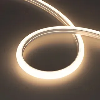 Светодиодная лента герметичная Arlight MOONLIGHT-PRO-TOP-X320-16x15mm 48V Warm3000 (10 W/m, IP65, 30m, wire x2) (Силикон) 061062