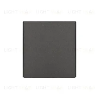 Выключатель STRONG 1 кл проходной (переключатель) 10А с/у графит KRANZ KR-78-0708-6