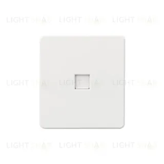 Розетка ROUND компьютерная RJ45 кат6 с/у перламутр KRANZ KR-78-0724-1