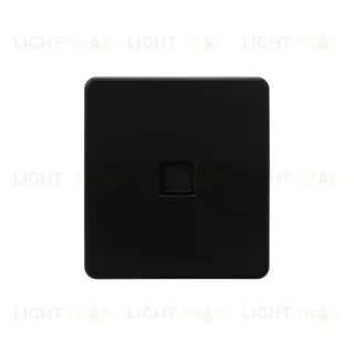 Розетка ROUND компьютерная RJ45 кат6 с/у оникс KRANZ KR-78-0724-3