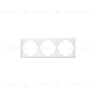 Рамка STRONG 3-постовая жемчуг KRANZ KR-78-0753-4