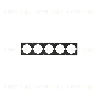 Рамка STRONG 5-постовая антрацит KRANZ KR-78-0755-5