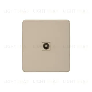 Розетка ROUND TV с/у шелк KRANZ KR-78-0723-7