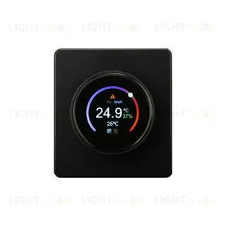 Терморегулятор ROUND Wi-Fi с/у оникс KRANZ KR-78-0728-3