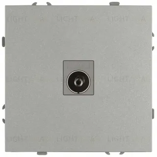 Розетка Эра Galaxy 15-3101-03 TV одиночная IP20 алюминий Б0070719