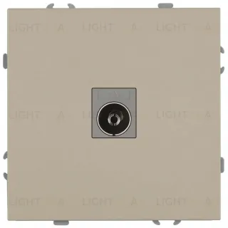 Розетка Эра Galaxy 15-3101-04 TV одиночная IP20 шампань Б0070721