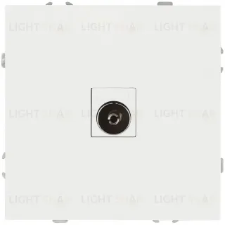 Розетка Эра Galaxy 15-3101-08 TV одиночная IP20 белый матовый Б0070729