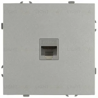 Розетка Эра Galaxy 15-3107-03 информационная RJ45 IP20 алюминий Б0070739