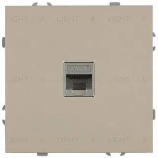 Розетка Эра Galaxy 15-3107-04 информационная RJ45 IP20 шампань Б0070741