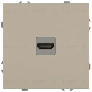 Розетка Эра Galaxy 15-3114-04 HDMI IP20 шампань Б0070797