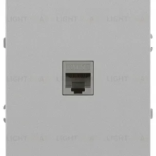 Розетка Эра Arktik 16-3107-03 информационная RJ45 алюминий Б0070476