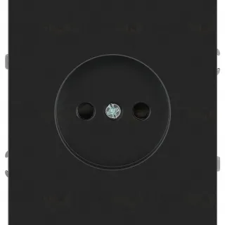 Розетка Эра Arktik 16-2106-05 без заземления 2P 16А-250В антрацит Б0071677