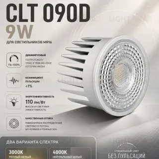 Светодиодный модуль Crystal Lux CLT 090D 9W 4000K WH